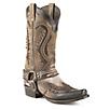 Stetson Mens Outlaw Toe Harness Brn Boots