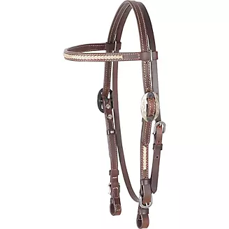 Cashel Rawhide Lace Browband Headstall