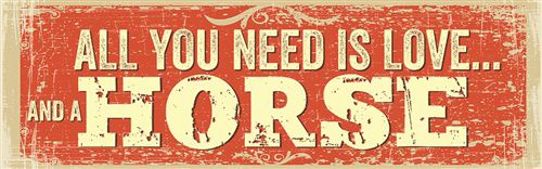 All You Need is Love Hand Crafted Sign - StateLineTack.com