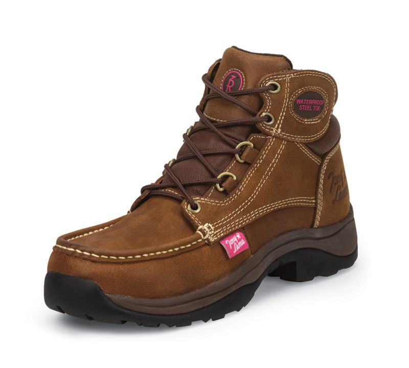 tony lama steel toe boots