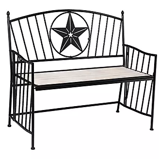 Equine Bench with Star