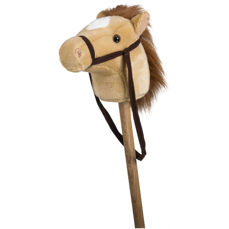 Plush Stick Horse with Multiple Sounds Beige -  JT International, 87-9702-16-0