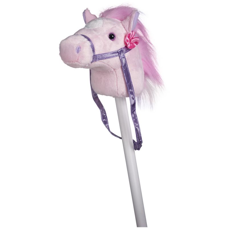 Plush Stick Horse with Multiple Sounds Pink -  JT International, 87-9702-11-0