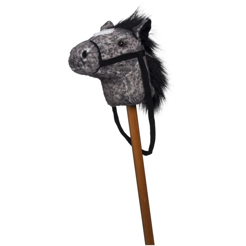 Plush Stick Horse with Multiple Sounds Dapple -  JT International, 87-9702-62-0