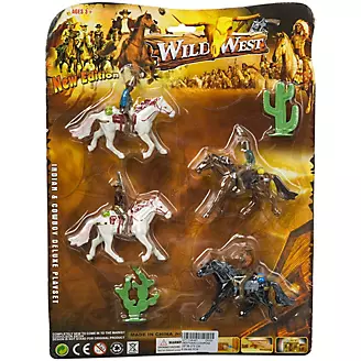 Wild West Cowboys and Horses Play Set