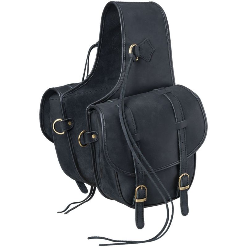 leather saddle bag