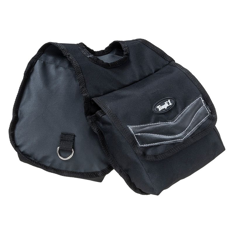 Tough1 Nylon Pommel Bag Black