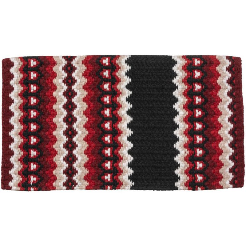 Tough1 Tuscon Wool Saddle Blanket Red -  JT International, 35-9340-5-0