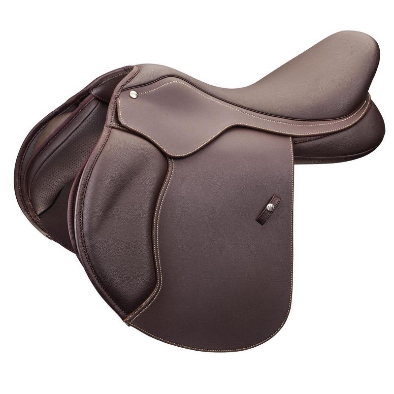 Wintec 500 Flocked Jump Saddle 16.5 Brown
