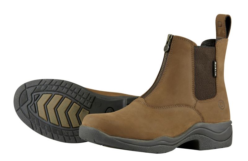Dublin Ladies Venturer RS Zip Boots III 10.5 Brown -  Weatherbeeta USA Inc., 1003976011
