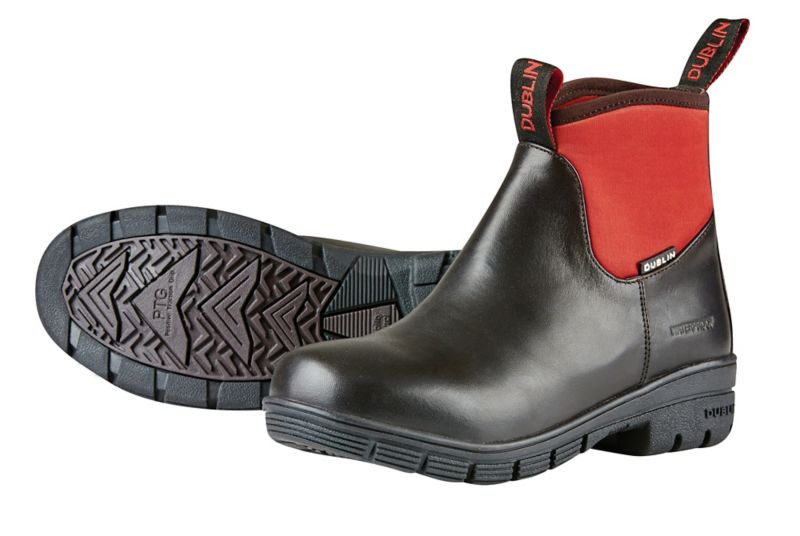 Dublin Ladies Nelson Neo Pull-On Boots 9.5 Brown -  Weatherbeeta USA Inc., 1003977022