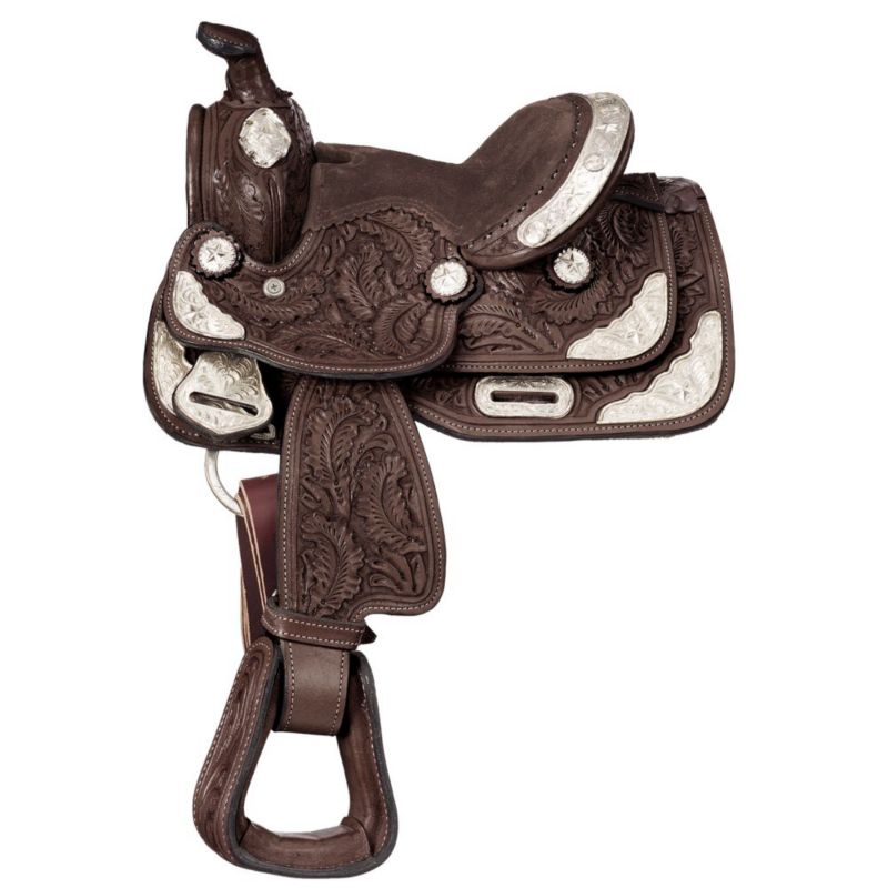 Tough1 Seven Oaks Mini Show Saddle Dark Oil