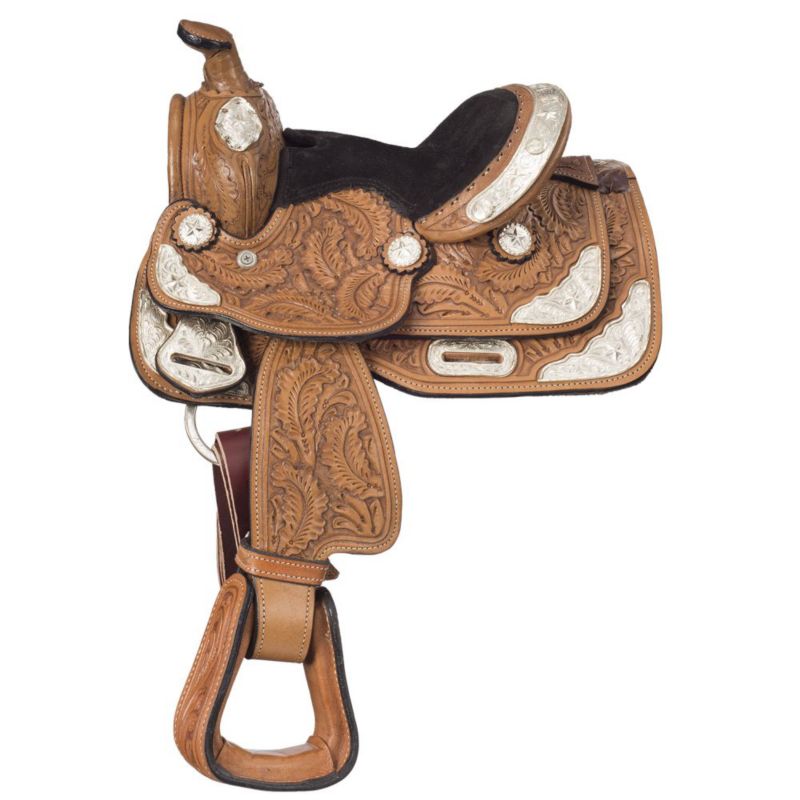 Tough1 Seven Oaks Mini Show Saddle Light Oil