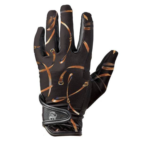 Ovation Cool Rider Glove XS Black Vintage Rein -  ENGLISH RIDING SUPPLY, 470994BLKVNXS