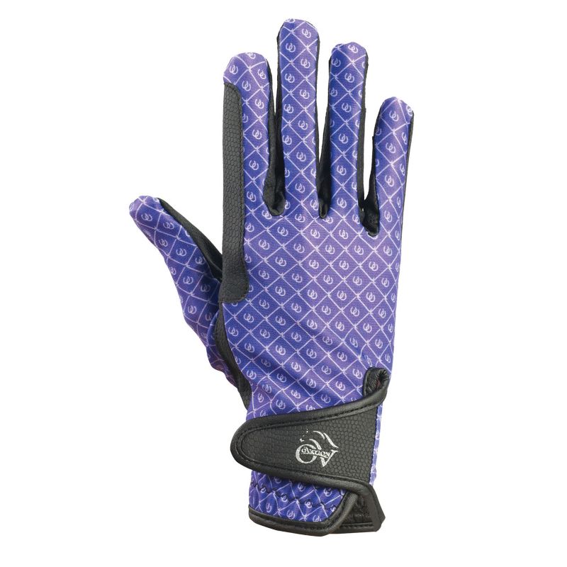Ovation Cool Rider Glove XS Grape -  ENGLISH RIDING SUPPLY, 470994GRAPEXS