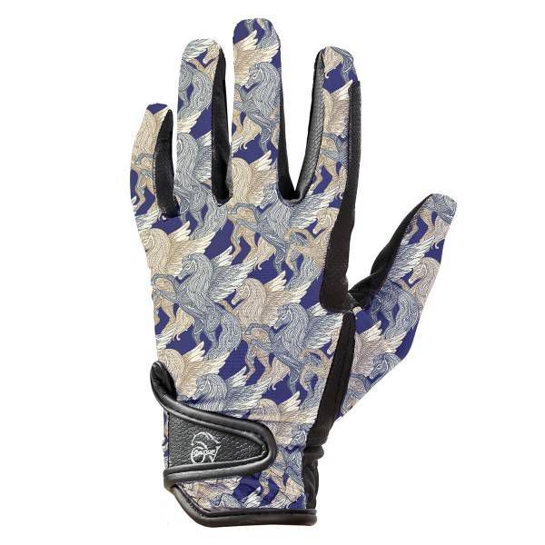Ovation Cool Rider Glove XS Pegasus -  ENGLISH RIDING SUPPLY, 470994PEGASXS