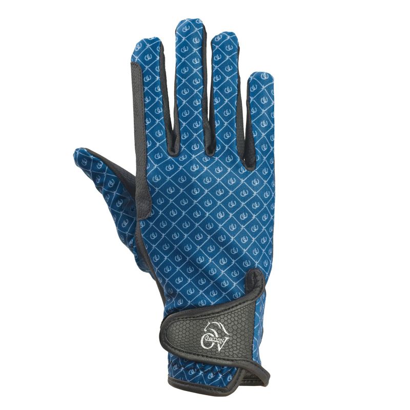 Ovation Cool Rider Glove S Teal -  ENGLISH RIDING SUPPLY, 470994TEAL SML