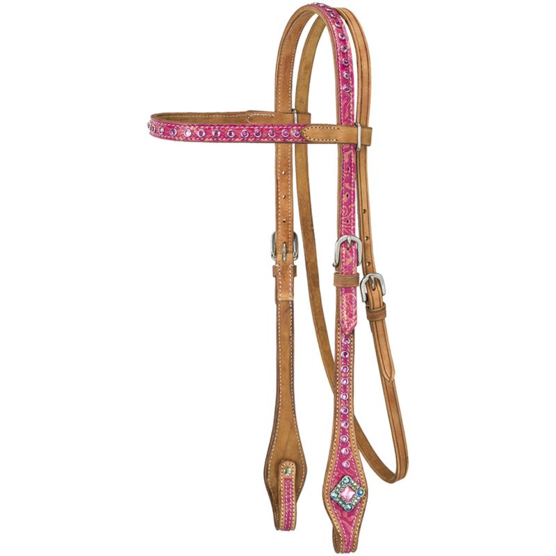 Tough1 Azalea Fringe Browband Headstall