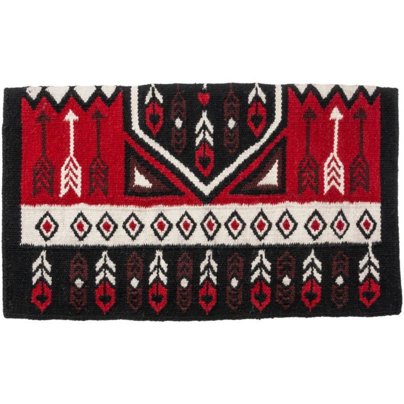 Tough1 Phoenix Wool Saddle Blanket Red -  JT International, 35-9438-5-0