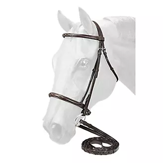 EquiRoyal Fancy Stitched Raised Bridle