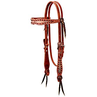 Weaver Leather Copper Blossom Browband Headstall