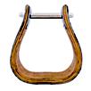 Equi-Sky Stainless Steel Cover Wooden Stirrups