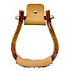 Equi-Sky 3 1/2in Wooden Bell Stirrups