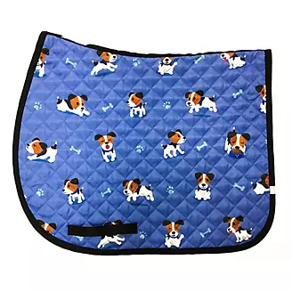 Lettia Embroidered Puppy Baby Pad Saddle Liner