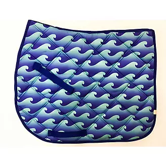 Lettia Embroidered Wave All Purpose Saddle Pad