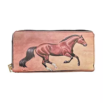 Lila Bay Horse Clutch Wallet