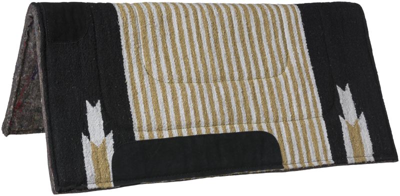 Tough1 Range Boss Felt Bottom Saddle Pad Black