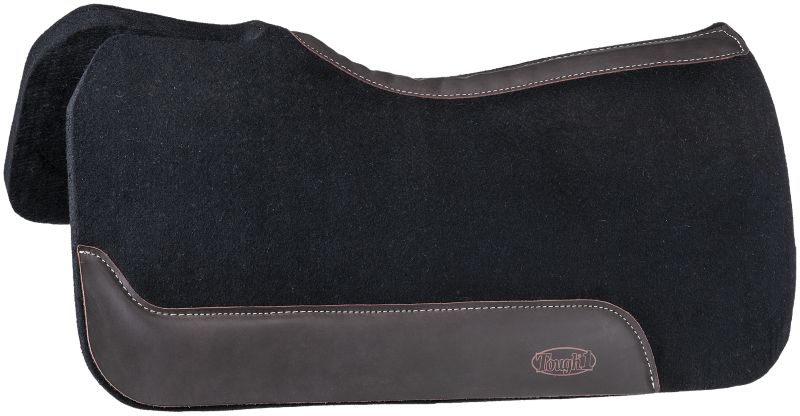 Tough1 Contour Felt Cutback Saddle Pad Black