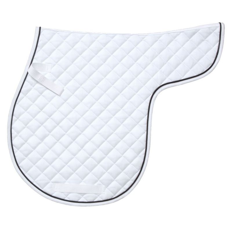 EquiRoyal Contour Quilted Cotton AP Pad White