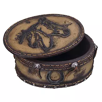 Mare and Foal Trinket Box