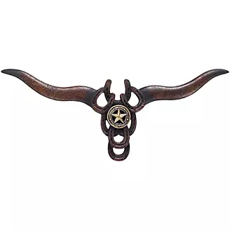 Longhorn with Star Plaque