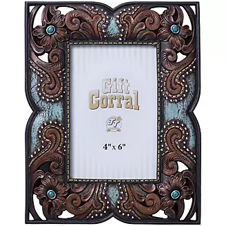 Leather Look 4x6 Photo Frame