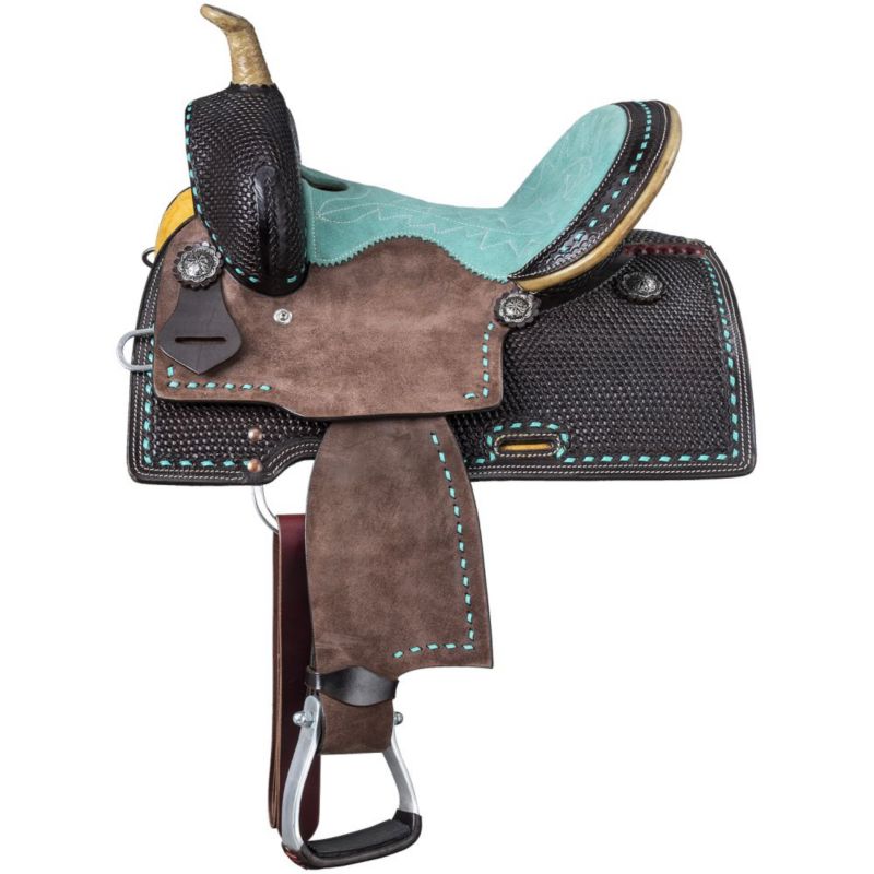 Tough1 Royal King Bryson Barrel Saddle 10in