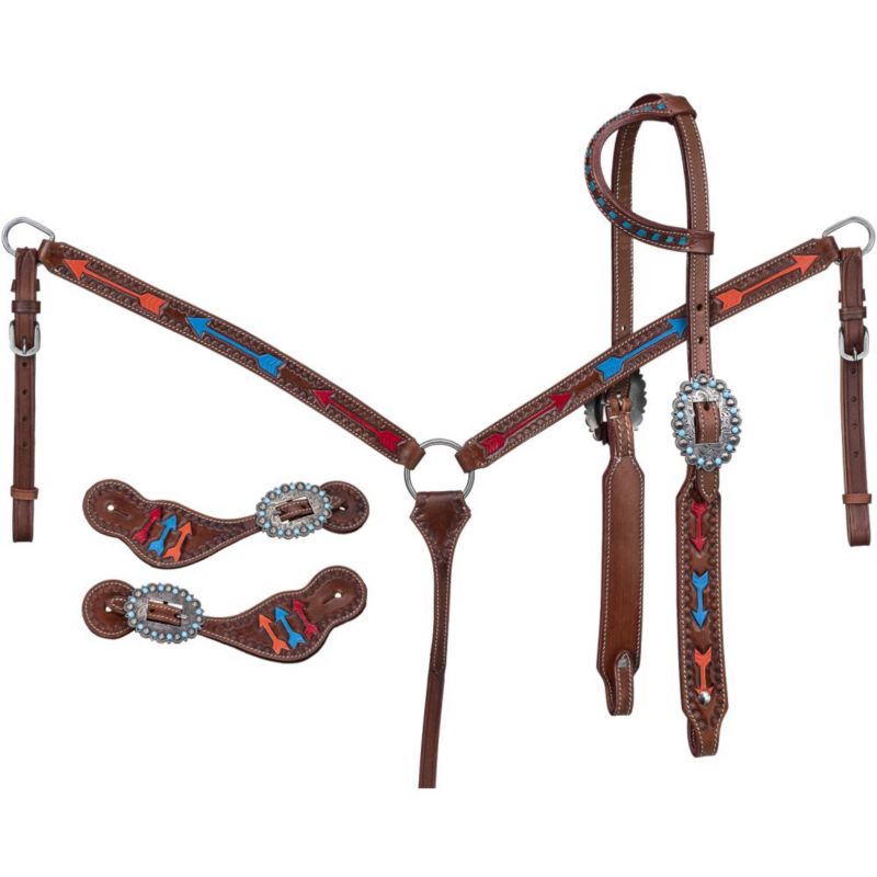 Tough1 Triple Arrow 3-Piece Tack Set