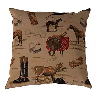 Huntley English Tapestry Decorative Pillow