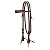 Weaver Leather Plains Indian Slim Brow Headstall