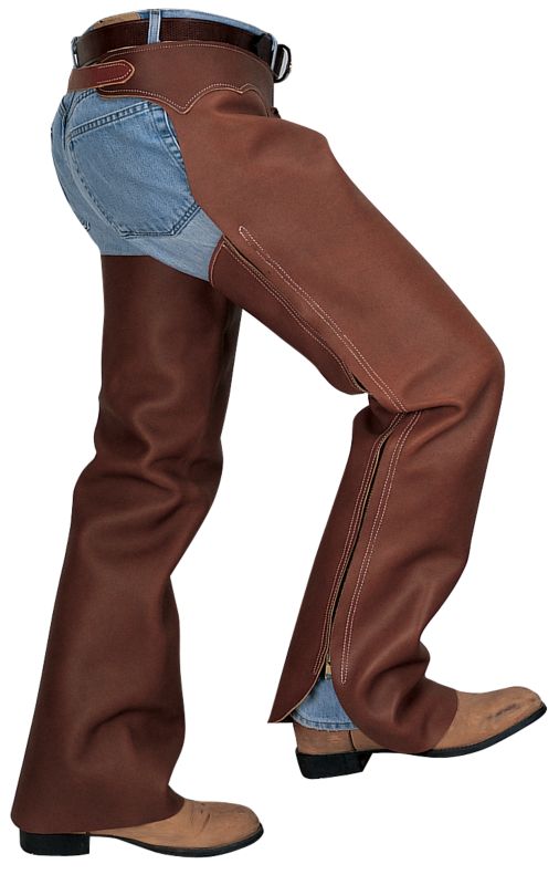 why do cowboys wear chaps with fringe
