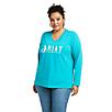 Ariat Womens REAL Relaxed Fit Logo Tee