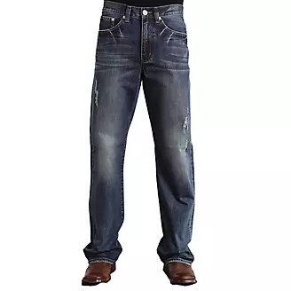 Stetson Mens 1312 Fit Back Stitching Jeans