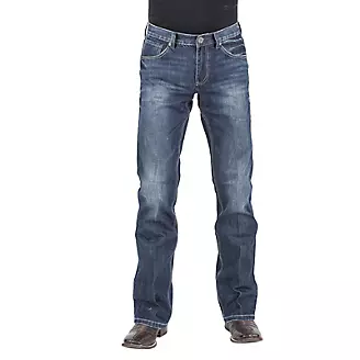 Stetson Mens V-Seaming Heavy Stitch Jeans