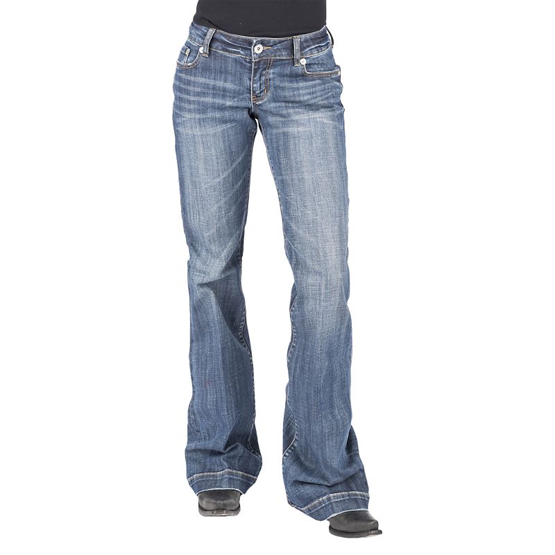Stetson Ladies Heavy Blue Thread Jeans 8 Long -  KARMAN INC, 1105402140801BU8L