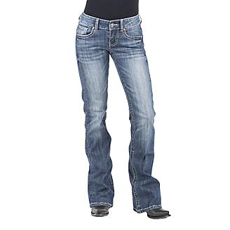 Stetson Ladies Bleached XV Deco Jeans