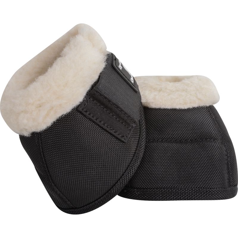 Classic Equine DyNO Fleece Bell Boots M  Black
