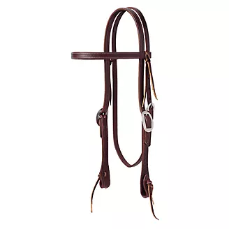 Weaver Synergy Burg Leather Perform Brow Headstall