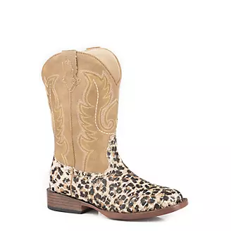 Roper Childs Glitter Leopard Boots