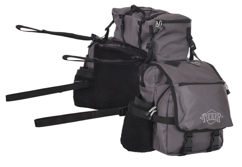 T104-65-AS Tucker Adventurer Saddle Bags Gray sku T104-65-AS